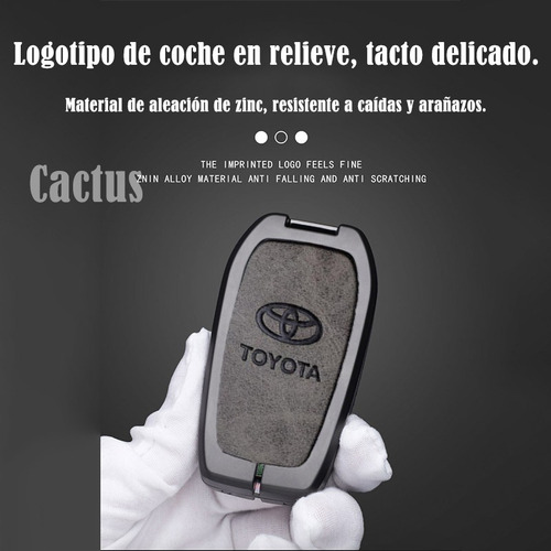 Funda Zinc Llave Toyota Rav4 Co-rolla Chr Prius Camry 4boton