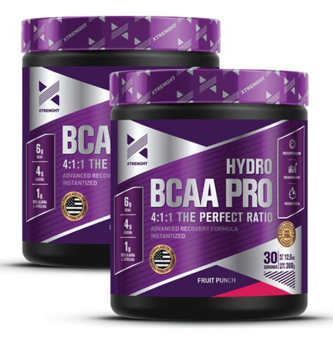 Combo 2 Unidades Hydro Bcaa Pro Xtrenght® 