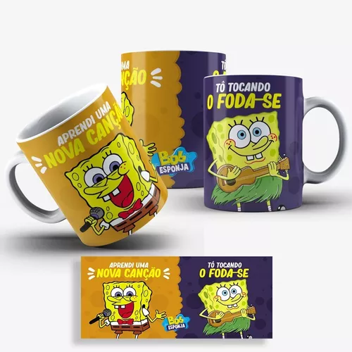 Caneca Bob Esponja - Todos Os Dias Me Ligam