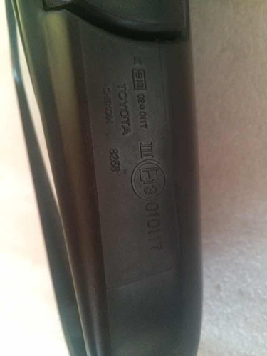 Retrovisor Manual Izquierdo Corolla Sapito 98/02 87940-1e800