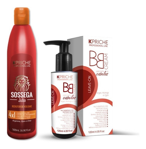 Kit Liso Kpriche: Sossega Juba + Bb Cream - Frete Grátis