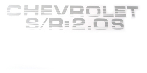 Adesivo Chevrolet Monza Sr 2.0s Emblema Branco Mz009 Fgc
