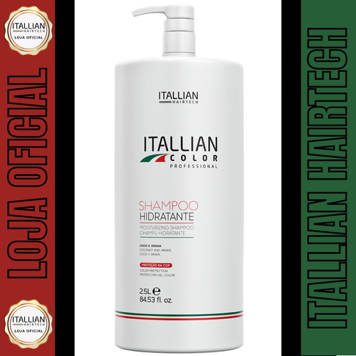 Shampoo Hidratante Lavatório Itallian Color 2,5l