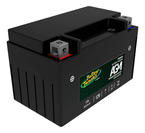 Battery Tender Bateria Agm Para Motocicleta: Cristal Atv Utv