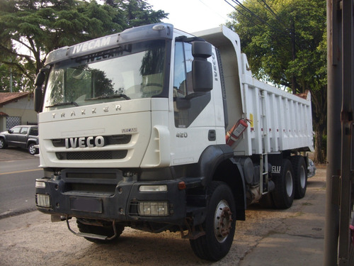 Camión Iveco Trakker 380 T420 6x4 2012 Con Caja Volcadora