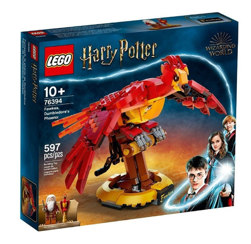 Lego Harry Potter Fawkes Dumbledores Phoenix 76394 Cantidad De Piezas 597