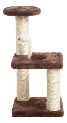 Torre De Árbol Para Gatos Con Postes Rascadores Casa Árbol