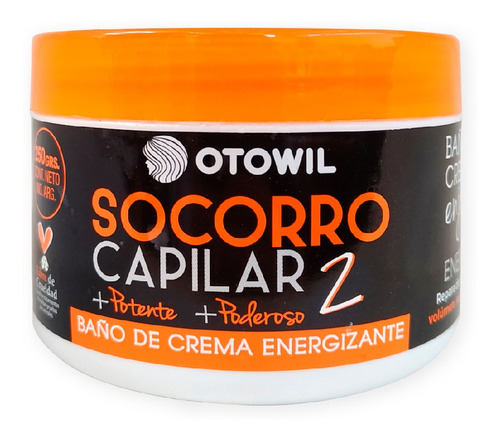 Tratamiento Socorro Capilar 2 Pote X 250 Gr Otowil