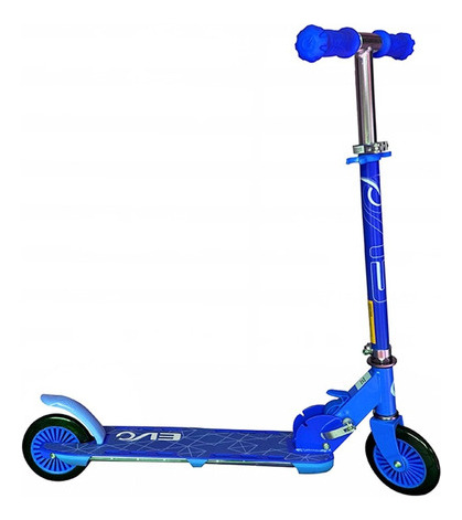 Scooter/monopatín Con Luces Evo Light Flash Color Azul
