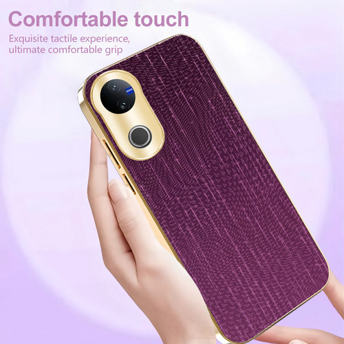 Funda Para Vivo V50 5g/v50 Lite 5g Tpu Cuero Artificial Con Estampado De Meteoro