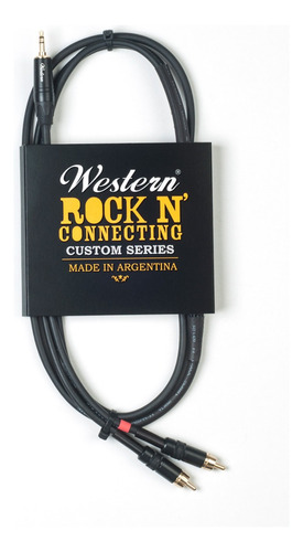 Western Cable Mini 2rca30 3 Metros Trs-rca Stereo Palermo