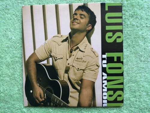 Eam Cd Maxi Single Luis Fonsi Tu Amor 2006 Promocional Europ