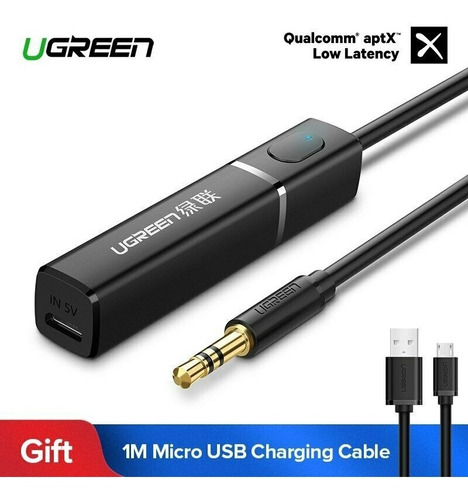 Transmisor Marca Ugreen Bluetooth V.4.2 Pc /tv A 2 Audífonos