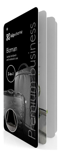 Mochila Klip Xtreme Bizman Knb-895 2 En 1 Notebook 15,6''