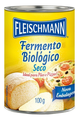 Fermento em Pó Biológico Fleischmann 100g