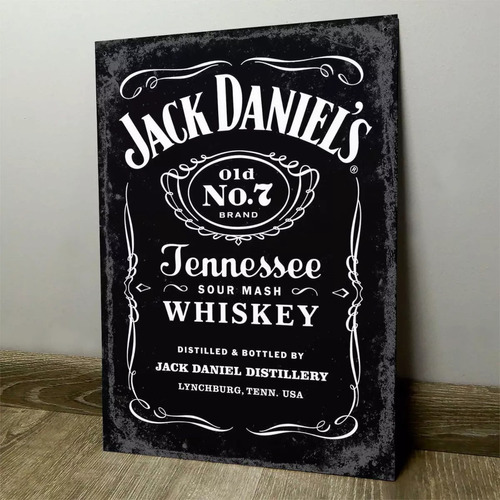 Chapa Decorativa Retro Vintage Whisky Jack Daniels Jac002