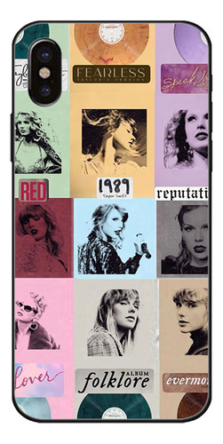 Funda De Silicona Taylor Swift De 2 Piezas Para iPhone