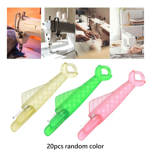 2 X 20 Piezas Tipo Pesca Enhebrador Máquina De Coser