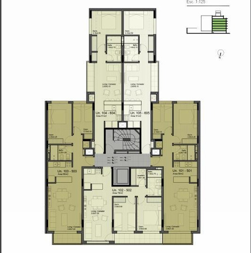 Venta De 1 Dormitorio Piso 605