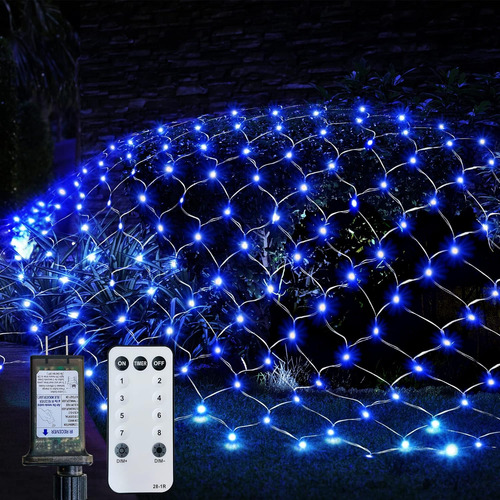 Plasuppy Red De Luces De Navidad Al Aire Libre, 360 Luces Le