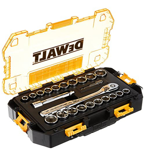 Juego Matraca Y Dados De 1/2 Dewalt, Dwmt73813 23 Pza