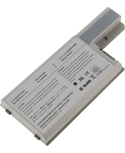 Bateria 5200mah 11.1v Para Dell Latitude D531 D531n D820 D83