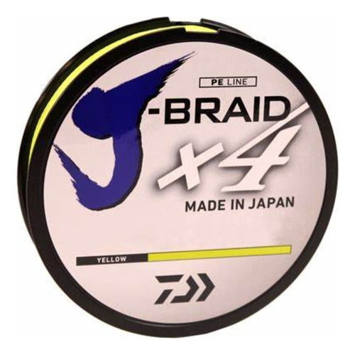 Multifilamento Daiwa J-braid 270mts 0.25mm 30lbs 4 Hebras