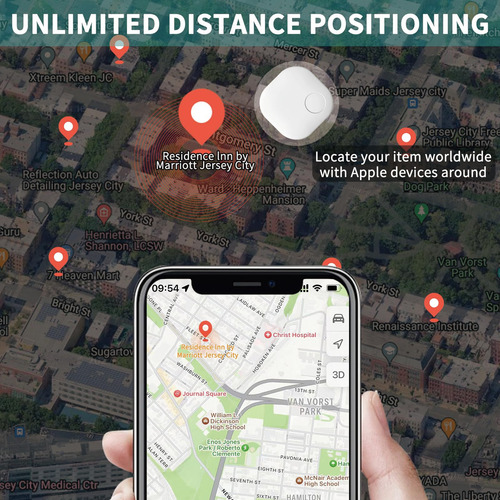 Versainsect M Finder Funciona Con Apple Find My (solo Ios), Rastreador Bluetooth Con Llavero, Batería Reemplazable, Protección De Privacidad, Modo Perdido, Localizador De Artículos Para Bolsos