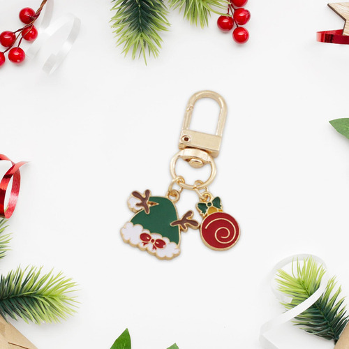 Llavero Navideño Con Figura Decorativa, Regalo De Navidad,
