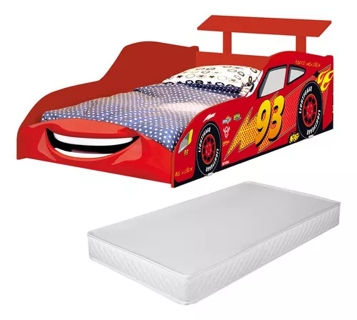 Cama Infantil Carro Solteiro Menino Criança Mini Carrinho Criança