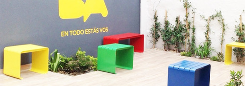 Banco De Aço Moderno 2 Lugares - Modelo Logan By Nomen