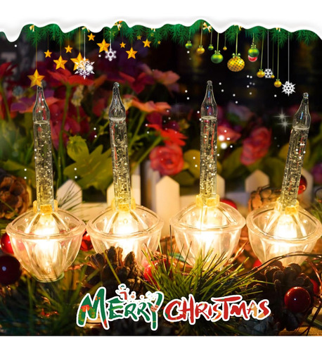 Luces De Burbujas De Navidad, Juego De Cuerdas De Luz De De