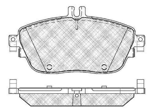 Pastilla De Freno Mercedes Benz --clase A 160 - 180 - 200 -