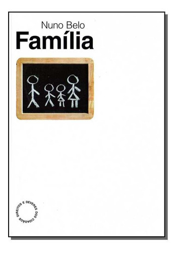 Família, De Belo, Nuno. Editora Almedina Em Português