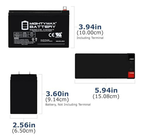 Batería 12v 9ah Compatible Con Sel