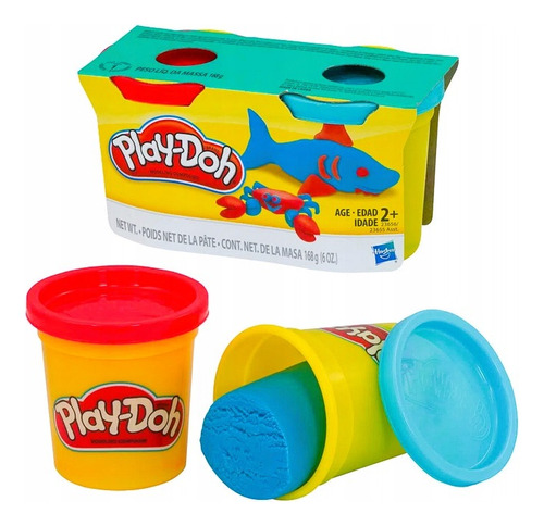 Masas Play Doh Pack 2 Unidades 23656 Hasbro 