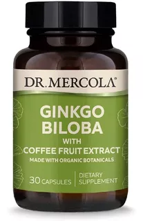 Ginkgo Biloba Con Extracto Café Dr. Mercola 30 Capsulas