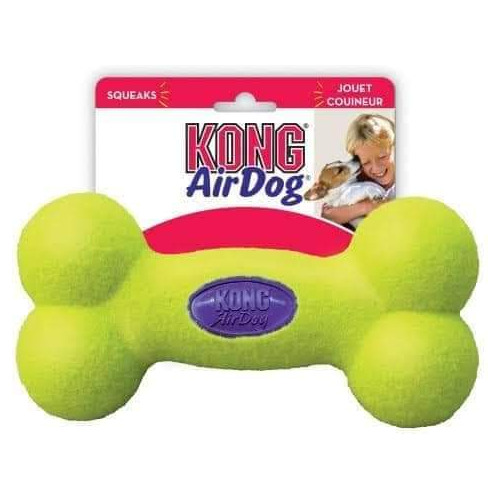 Juguete Para Perro Kong Air Bone. Pelota Tenis Talla L 