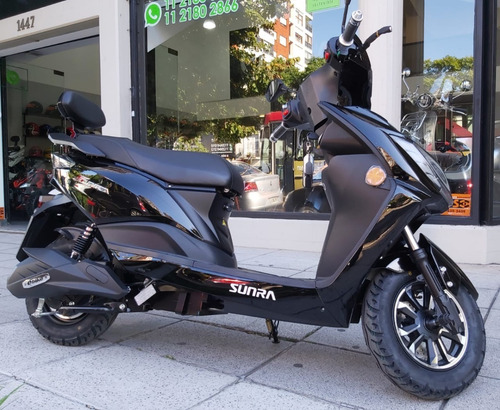 Imagen 1 de 15 de Moto Sunra Eléctrica Leo 2000w Batería De Gel Okm Ahora18 V