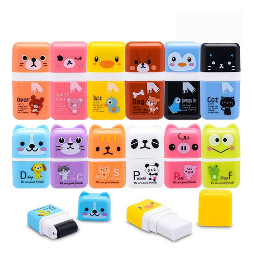 Sooez 12 Gomas De Borrar Lápices, Borrador De Lápices Borrad