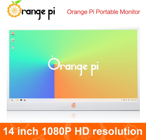 Monitor Portátil De 14 Pulgadas Naranja Pi, 1080p Hd Resoluc