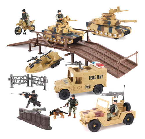 Liberty Imports Military Toysaction Combat Zone - Juego Eno.