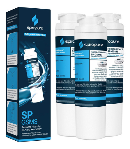 Spiropure Sp-gsms - Filtro De Agua Para Refrigerador Certif.