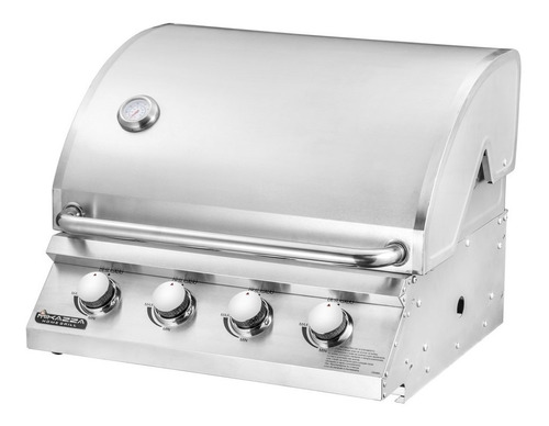 Churrasqueira A Gás Inox Grill 4 Bafo Mikazza Frete Grátis