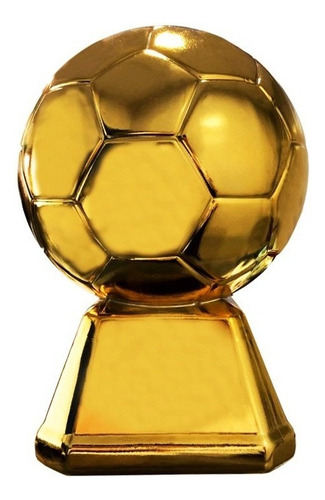 Troféu Bola De Ouro Decorativo Copa Do Mundo Futebol 1un