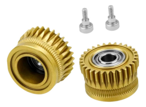 2x All Metal Filament Drive Gears Engranaje De Doble