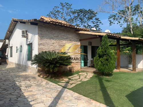 Imagem 1 de 14 de Jmp-20 Casa De 3 Quartos, Área Gourmet E Piscina Em Unamar