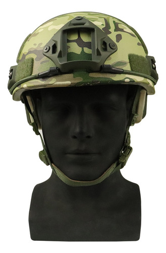 Casco Uhmwpe Militar Balístico Fast Nivel Iii-a Multicam S