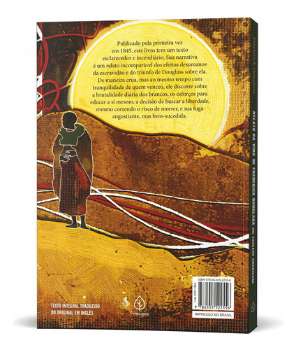 Relato da vida de Frederick Douglass: Um escravo americano, de Douglass, Frederick. Biografias Editorial Principis, capa mole em português, 2021