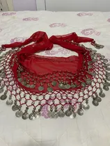 Comprar Caderin Rojo De Monedas Para Danza Arabe